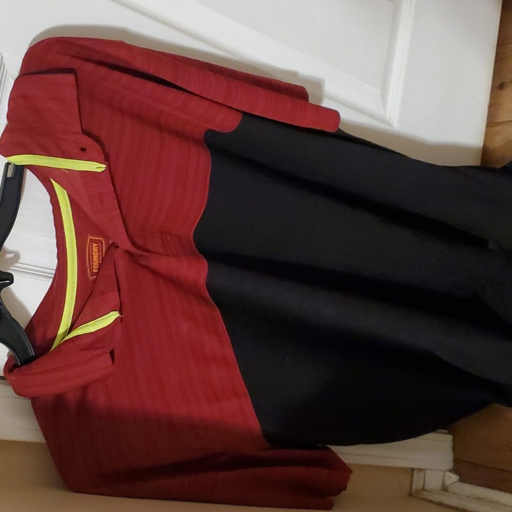 Men's 3XL Red Polo Shirt